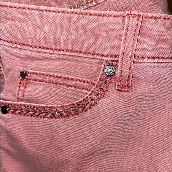 Pink Rock 47 Wrangler Skinny Jeans Women’s 5 Ultra Low Rise 5x31 - Picture 2 of 9